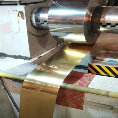 Cewki ze stali nierdzewnej 304 z żółtego tytanu i złota Standard ASTM Walcowane na zimno 1250 mm Szerokość 0,6 mm Grubość