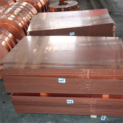 Tu1 Tu2 Płytka miedziana 0,5 mm 0,6 mm Grubość 10-1220 mm Szerokość Astm Standard