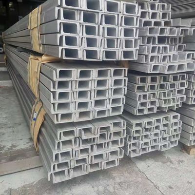 316 12# Sekcje konstrukcyjne ze stali nierdzewnej wiązki U walcowane na zimno 5.5x53x120